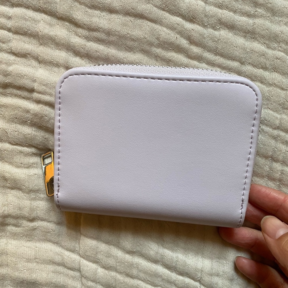 Target Square Wallet in Baby Pink